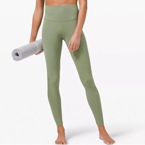 Lululemon rare align Willow green 25” 8